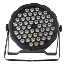  54x3W led Warm White Par Light 54 PCS LED White Light Par DMX512 Background Staining Light 