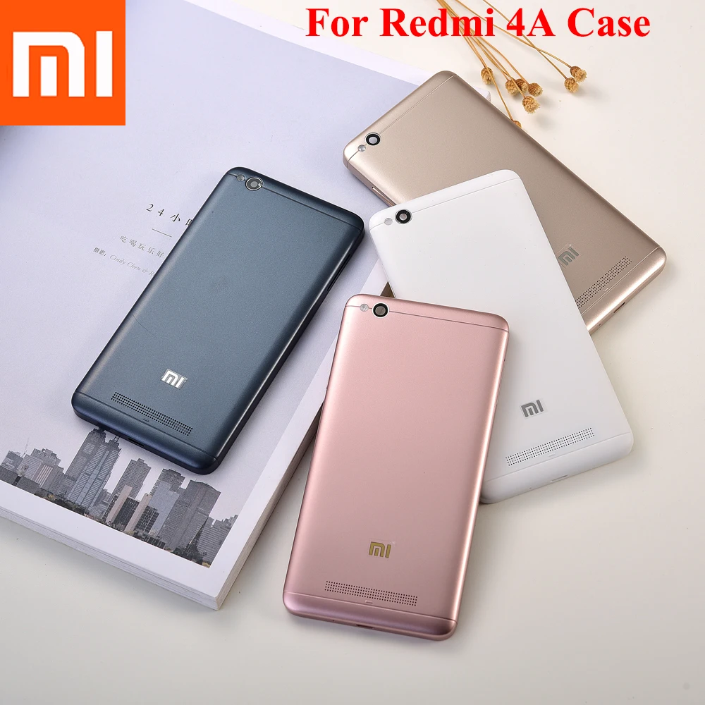 100% оригинальный корпус Xiaomi Redmi 4A Крышка батарейного отсека задняя крышка сменный