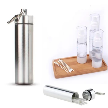 

Durable Stainless Steel Portable Rustproof Stand For Toothpick Outdoor Household Travel Seal Storage Container Box Holder Case