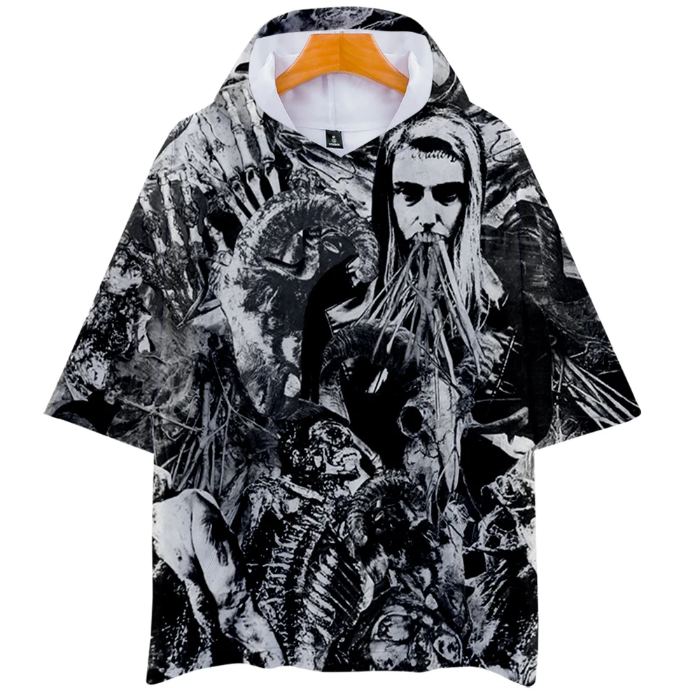 Ghostemane 3D футболки с капюшоном для женщин/мужчин, модная летняя футболка с коротким рукавом,, Повседневная Уличная одежда