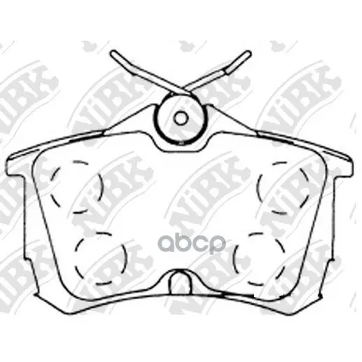 Колодки Тормозные Honda Accord 2.0/2.2/2.4 98 Задние Nibk Pn8109 NiBK арт. PN8109