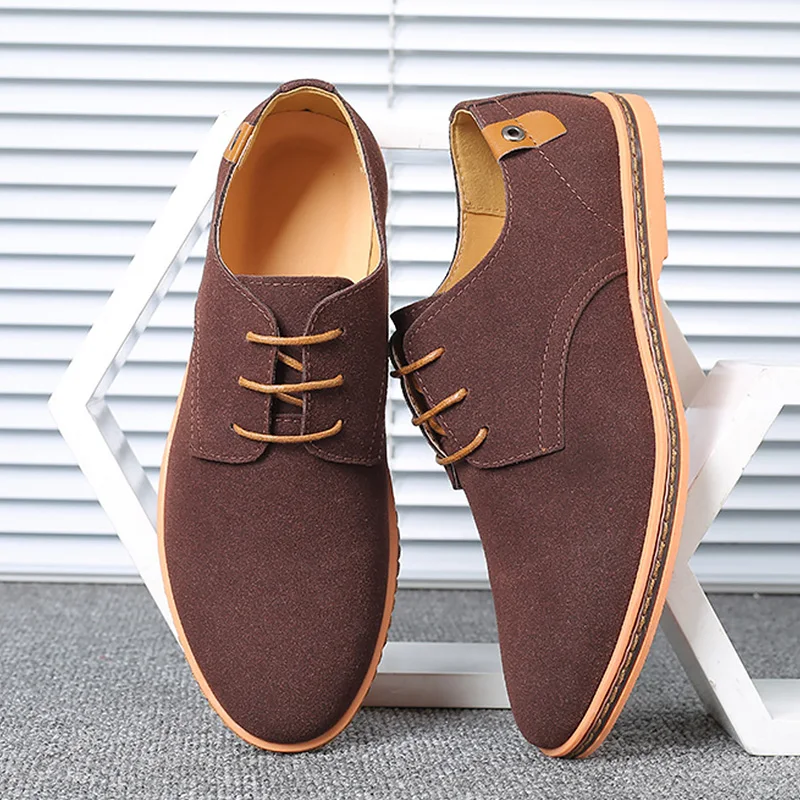 

Pig suede Business shoes men 2020 elegant new arrival large size 39-47 formal shoes man spring shoe