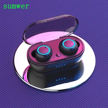 

D10 Bluetooth 5.0 TWS Wireless Earphones Deep bass Headphones 3D Stereo Handsfree Sports Earbuds in-ear earphone headphone
