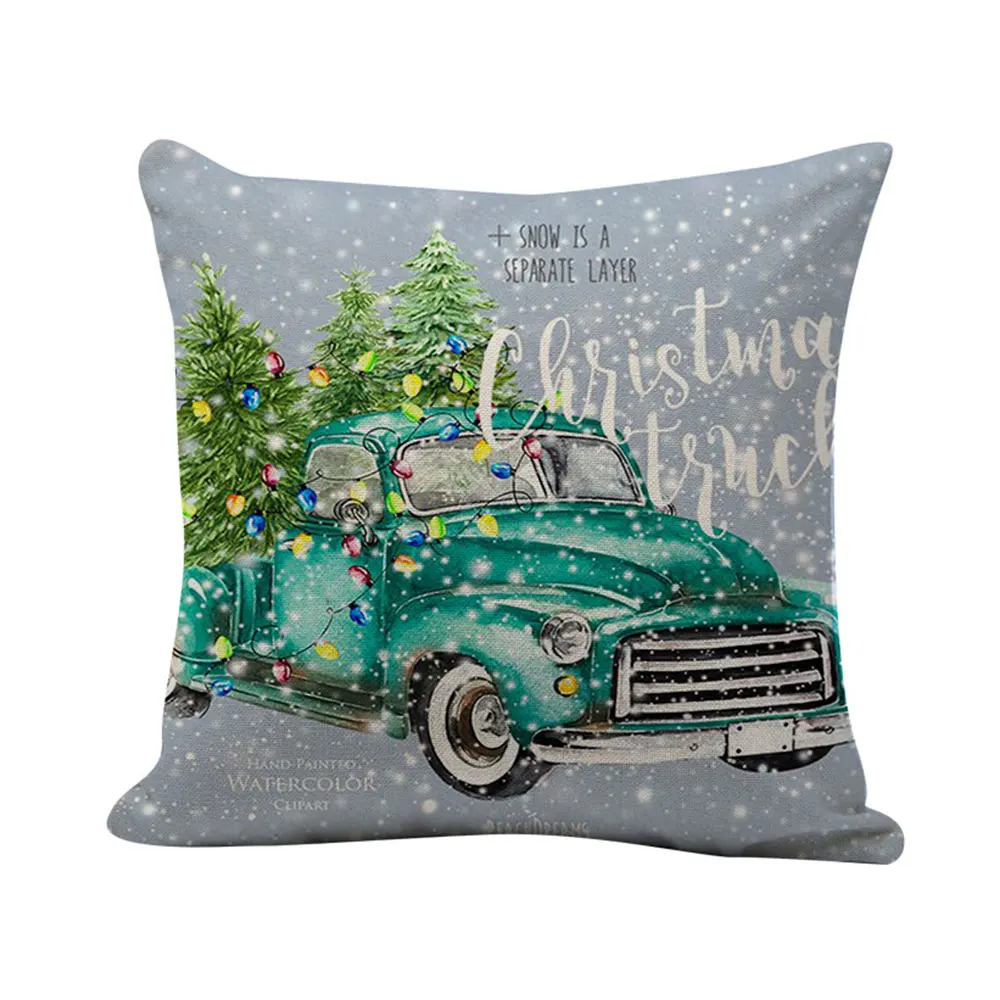 Наволочка на подушку новая серия благодарения с рисунком автомобиля для дивана