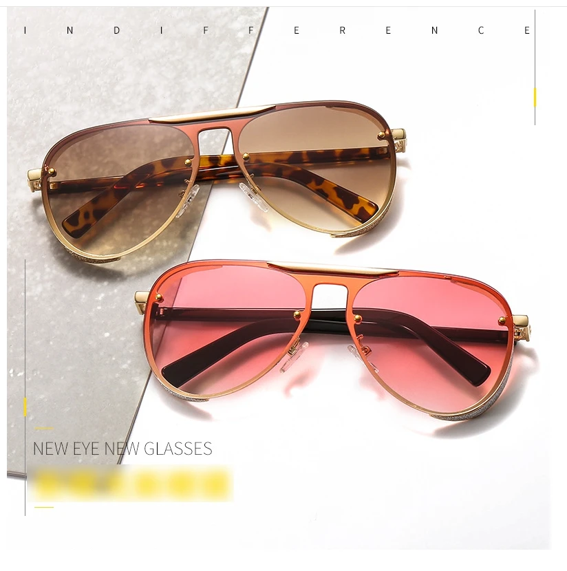 46192 Pilot One Lens роскошные солнцезащитные очки для мужчин и женщин модные UV400 очки
