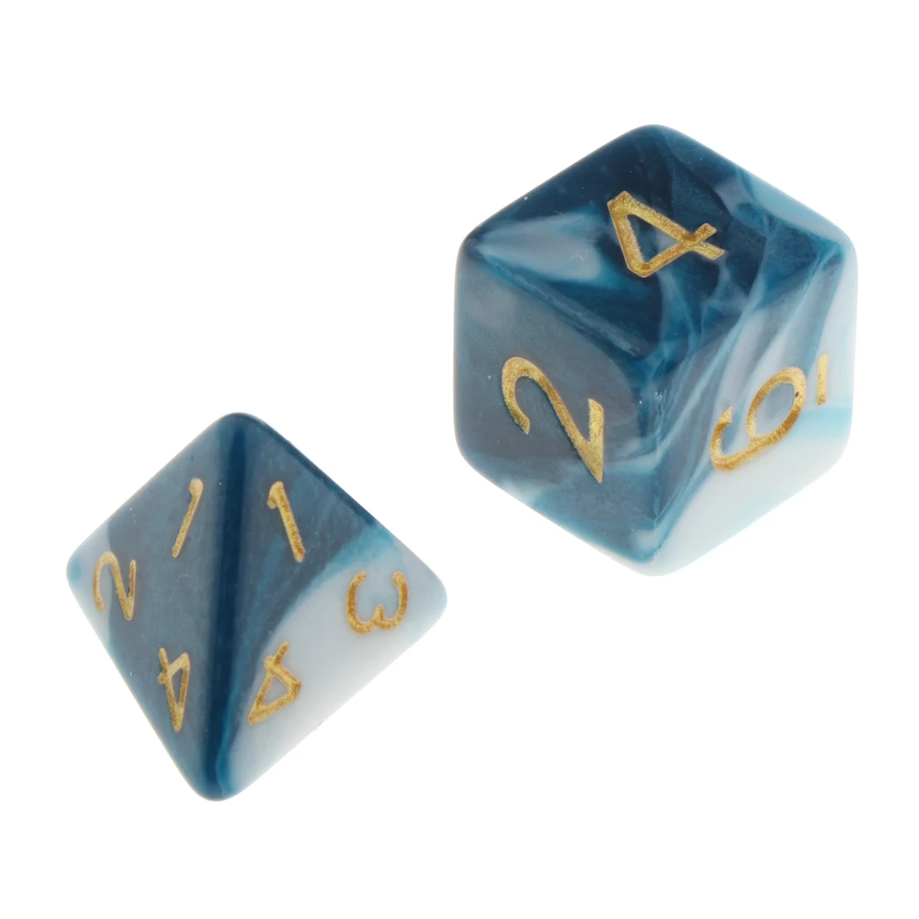 Pack of 7 Polyhedral Dices Table Board Games Party KTV for Dungeon & Dragons DND Dice Set Party Game Dices Hobby & Collectibles