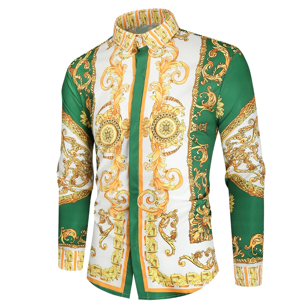 YOSUWOAI Chemise pour homme - Coupe droite - Impression florale - Manches longues - Boutons - Pour les loisirs - Chemises hippies - Tenue des années 60 et 70 - Motif fleurs - Carnaval - Chemises de YOSUWOAI Chemise pour homme - Coupe droite - Impression florale - Manches longues - Boutons - Pour les loisirs - Chemises hippies - Tenue des années 60 et 70 - Motif fleurs - Carnaval - Chemises de