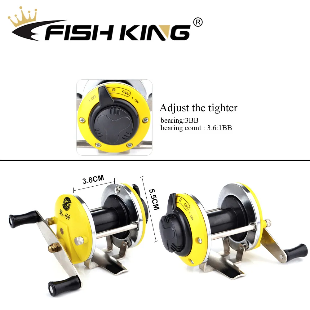 FISH KING ܿ  ˴,   , C.W 10-20G ĳ ε ޺, 3.6:1, 50cm, 60cm