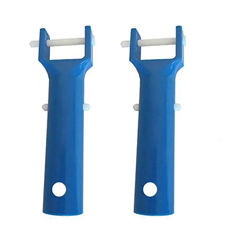 

2pcs Swimming Pool Spa Vacuum Head Handle Replaceable Handle with V-clip and Needle Swimming Pool Cleaning Tool Handle