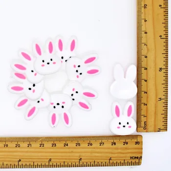 

10PCS Hot Cartoon Flatback Decorations Bear/Dog/Rabbit/Egg Fit DIY Phone Case/Brooch/Pen/Bag/Outfit/Card Holders/Hair Accessory