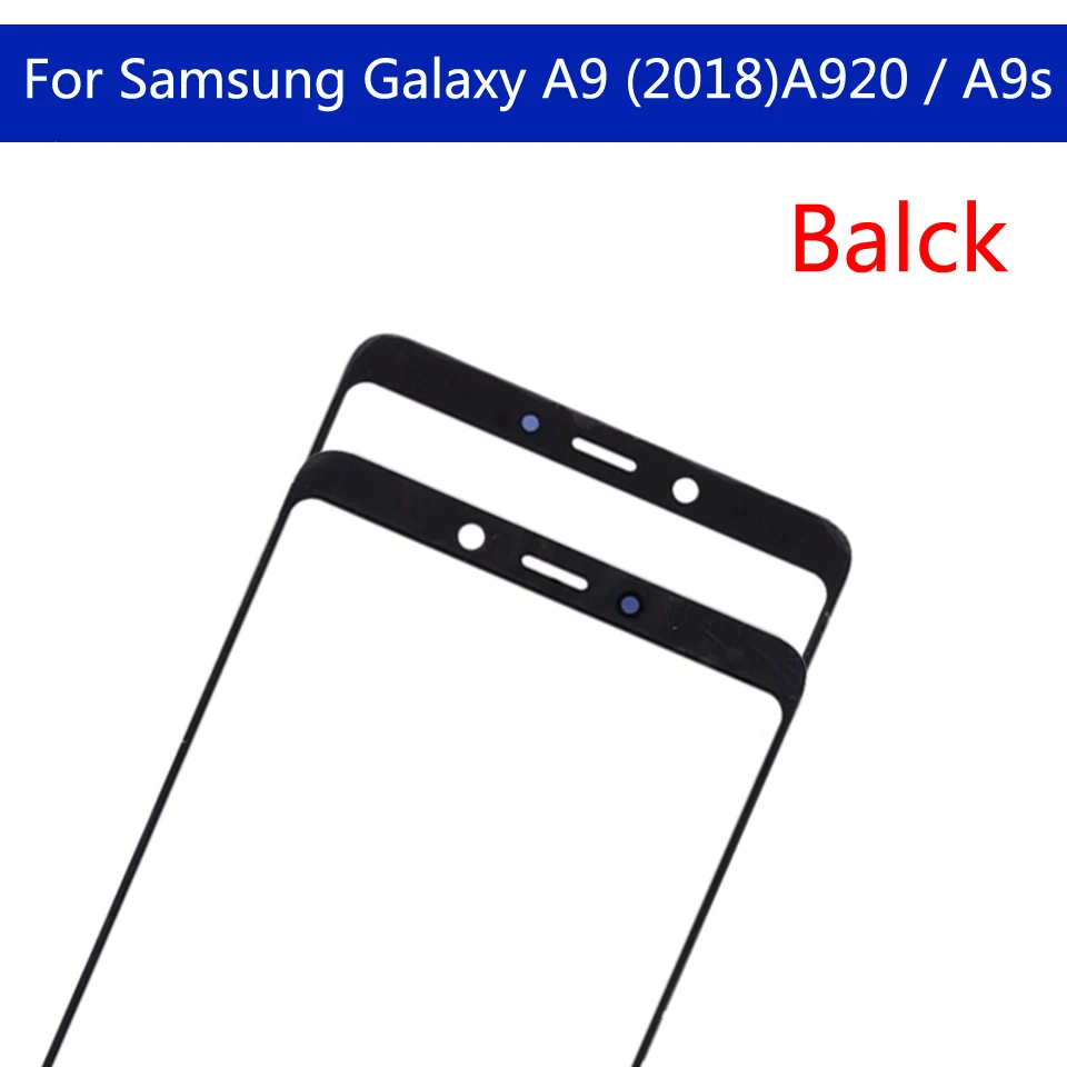 10 шт./партия для Galaxy A9() A920 SM-A920F A9s A9200 SM-A9200 переднее внешнее стекло замена сенсорного экрана 6,3 дюйма