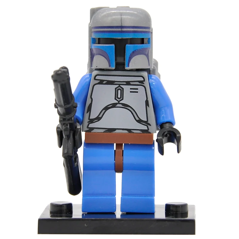 Мандалорское драже popping Boba Мандалорское одной продажи Star Wars рисунок Джанго Фетт pre vizsla Набор строительных блоков Модель бобба Фет игрушки - Цвет: Jango Fett
