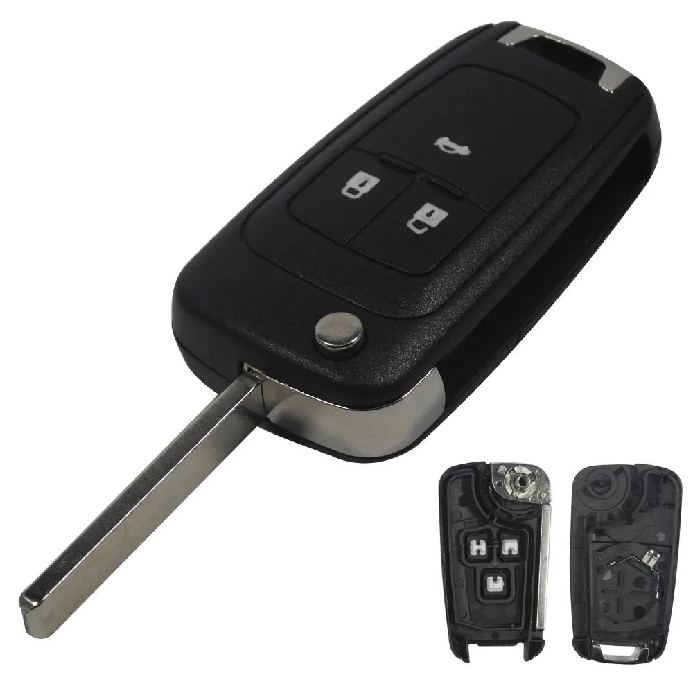2/3/4/5 B Флип Складной Корпус для автомобильного ключа для Chevrolet Cruze 2012 Malibu Aveo чехол для ключа дистанционного управления крышка ключа брелок HU100 лезвие