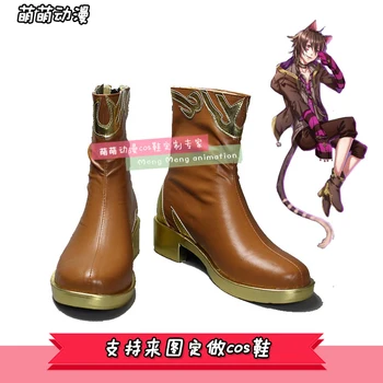 

2019 Hot Game Identity V Cheshire cat Cosplay Costumes Identity V Emily Dyer shoes Cosplay Custom men and women anime shoes