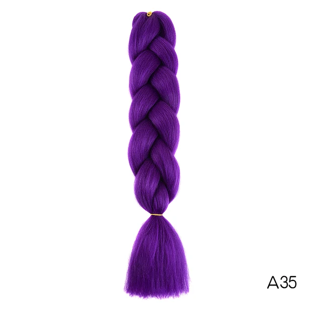 YXHAIR 100g 48 Inch Synthetic Jumbo Box Braids Expression Crochet Hair Extension for Women Pre Stretched Yaki Ombre A35