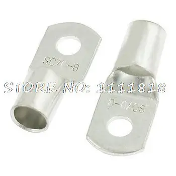 

5 Pcs 8mm Bolt Hole 70mm2 Copper Cable Terminal SC70-8