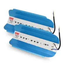 10 шт. светодиодный вольфрамовый светильник йода 30 Вт 50 Вт Холодный свет AC 220 В светодиодный наружный освещение строительной площадки водонепроницаемый прожектор