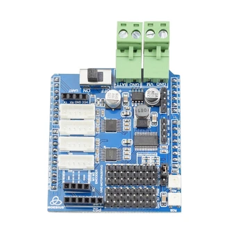 

4 Channel Motor Driver Board Compatible with Arduino for Smart Mecanum Wheel Robot Car Chassis