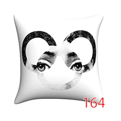 24 Ретро rosenthal Piero fornasetti в европейском стиле декоративная подушка, подушка с сердцевина из хлопчатобумажной пряжи подушка для офисного кресла Винтаж декоративная подушка для дома - Цвет: 24