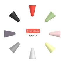 Красочная ручка для тачскрина наконечник чехол для Ipad карандаш 1st 2nd Чехол Стилус силиконовый сменный защитный чехол