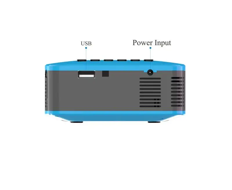 Портативный U20 Мини ЖК-проектор Встроенный динамик Proyector USB HDMI AV видео Full HD проектор для домашнего кинотеатра проектор