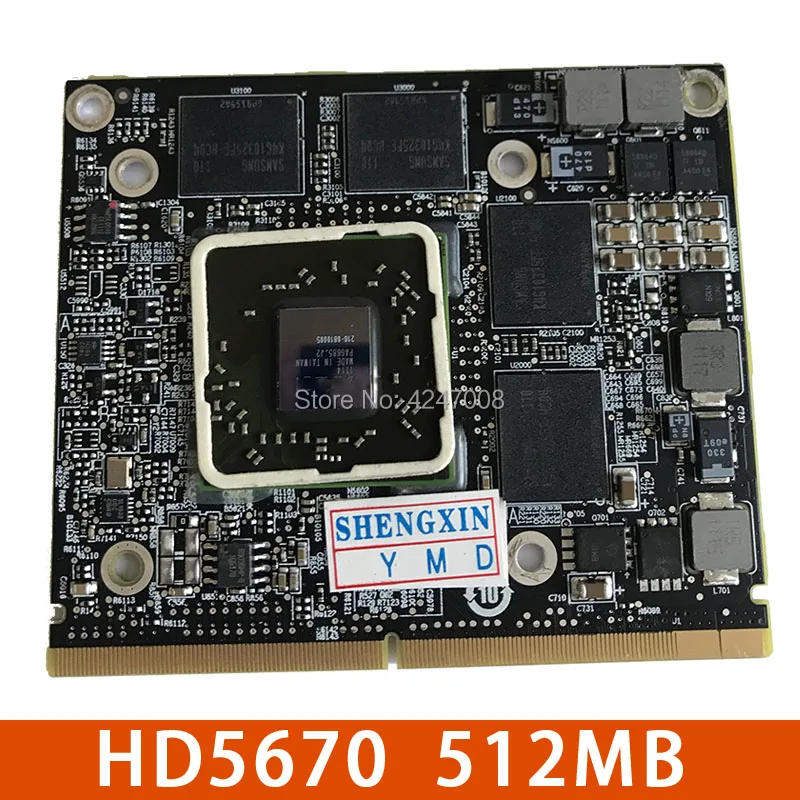 Видеокарта для Apple iMac 2010 A1312 A1311 109 B98557 00 Radeon HD 5670 5670m HD5670 HD5670m 512 Мб|Материнские платы