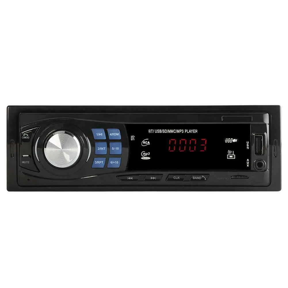 1DIN Автомагнитола стерео в-dash Bluetooth аудио SD/USB/AUX/FM головное устройство mp3-плеер