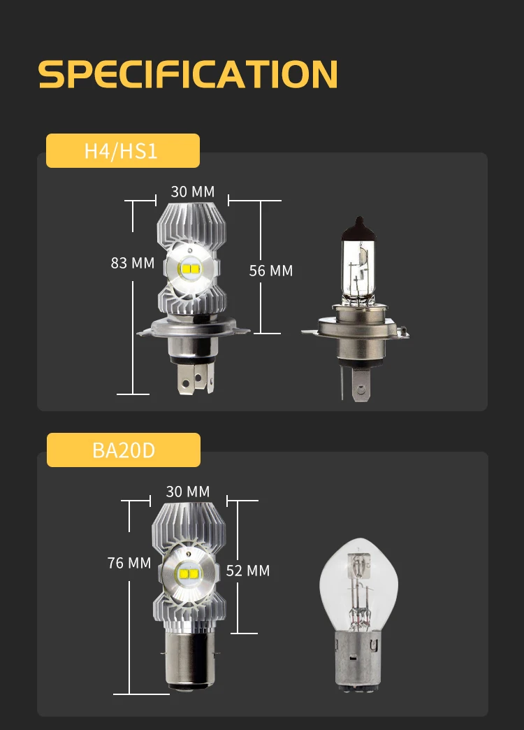 Route101 H4 LED Headlight for Motorcycle HS1 Hi/Lo Headlamp S2 H6 BA20D LED Moto White 12V Bulb 9-85V Motorbike Scooter ATV Lamp Route101 H4 LED Headlight for Motorcycle HS1 Hi/Lo Headlamp S2 H6 BA20D LED Moto White 12V Bulb 9-85V Motorbike Scooter ATV Lamp