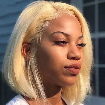 

Swinging Forest Brazilian Human Hair Wigs 13x6 613 Lace Front Human Hair Wigs Straight Bob Lace Front Wigs 180% Remy Hair
