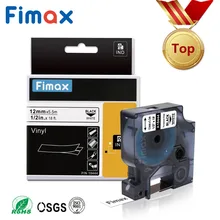 Fimax 1 шт. 18444 18443 18432 1805416 совместимый с Dymo Rhino IND виниловая наклейка 18448 1805430 1805431 для Dymo носорог 4200,5000, 5200