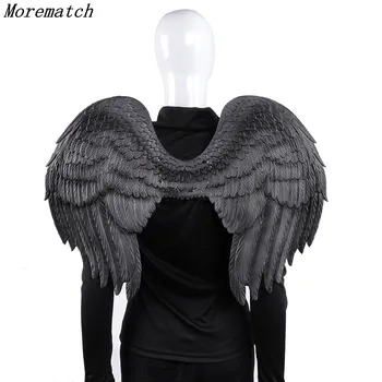 

Carnival Party Cosplay Wedding Costume Props Mardi Gras Adult Unisex Angel And Devil Wings Halloween Adult Girl Angel Cosplay