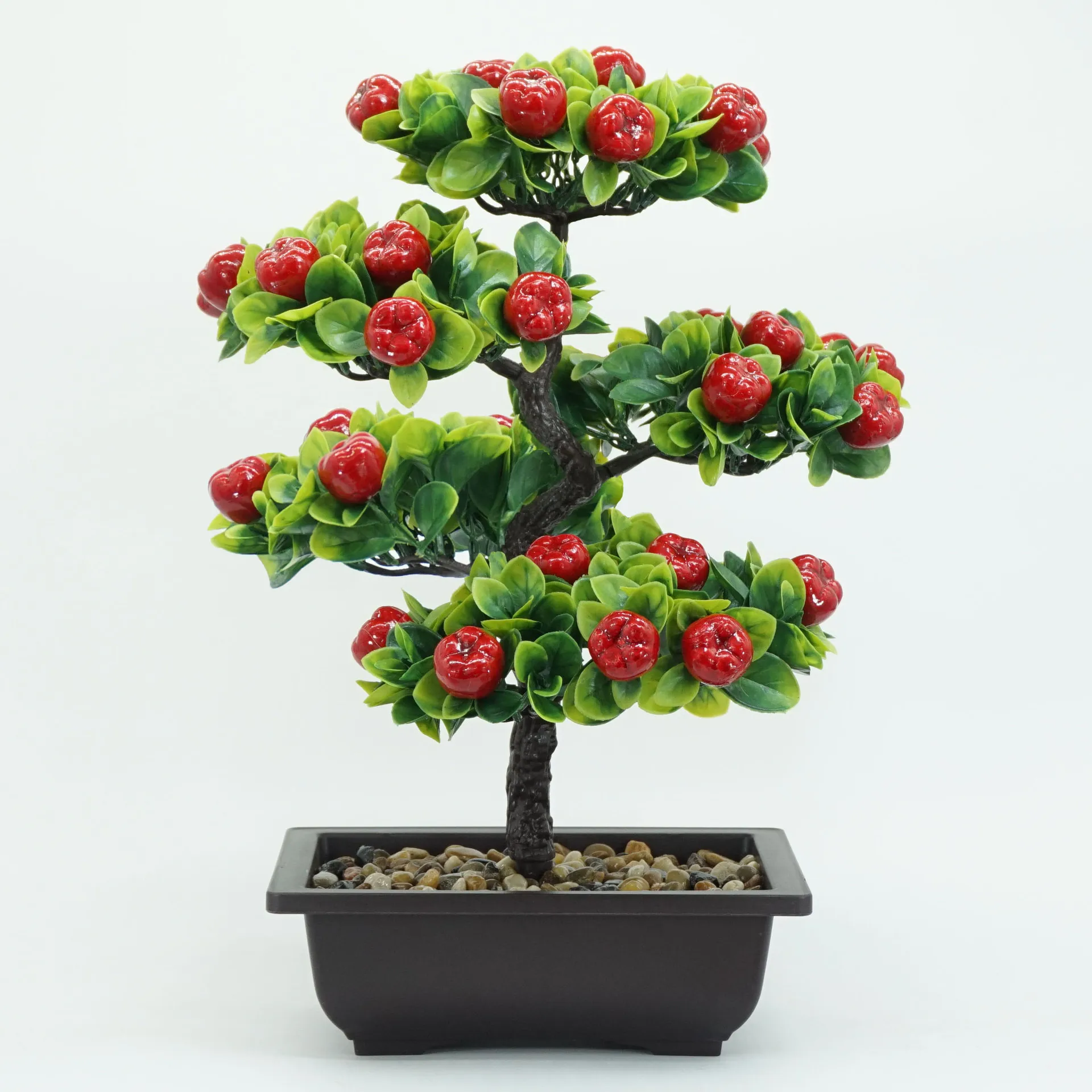 

Emulational Fruit Large Bonsai Yingkesong Large Potted Plant Plastic Flower Artificial Flower Home Decoration Desktop Imitation