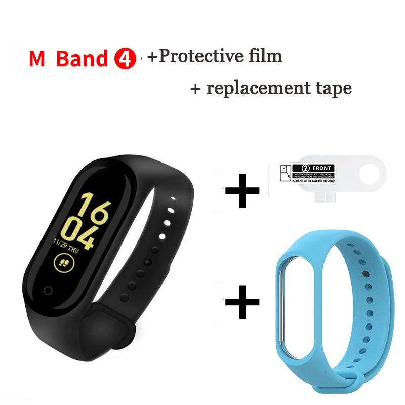9 M4 New Smart Bracelet With Replacement With Smart Belt Heart Rate Activity Fitness Tracker Daily Sports Wear Wild M4 - Цвет: 9