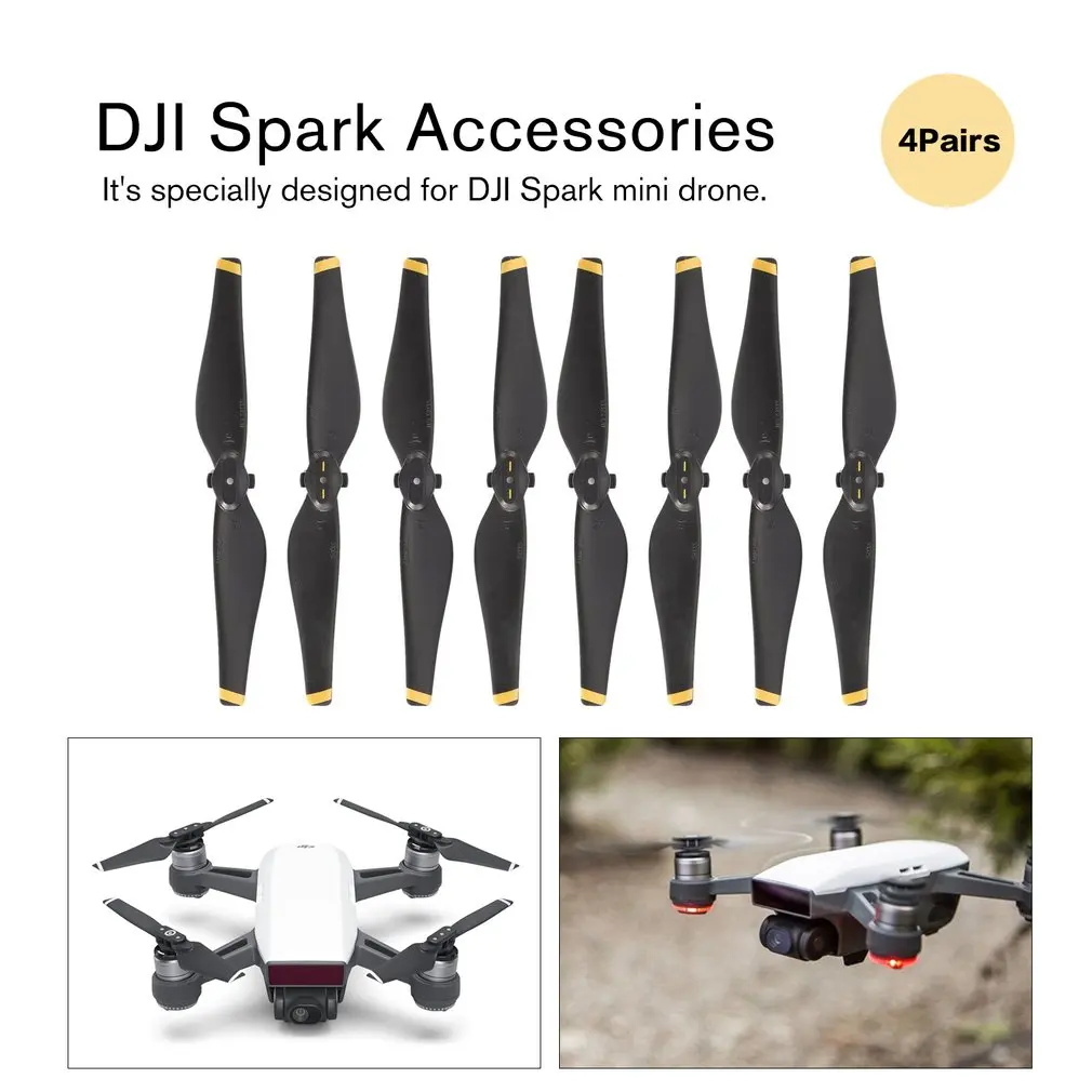 4 Pairs 5332 Low-Noise Quick Release CW CCW Blades Props Propellers for DJI Mavic Air FPV Foldable Drone RC Accessories Parts