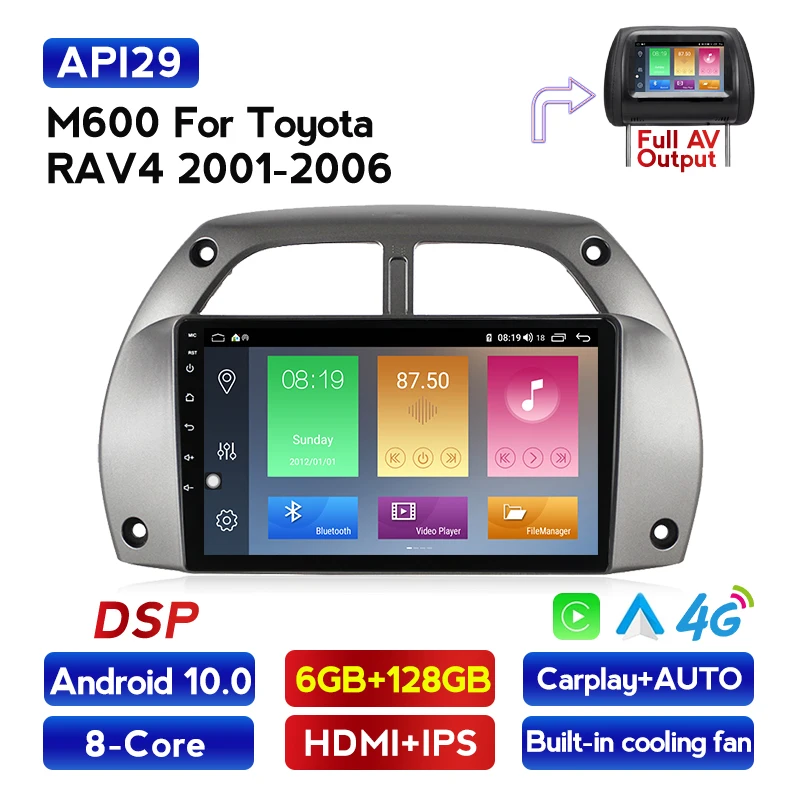 Автомагнитола MEKEDE мультимедийный видеоплеер для Toyota RAV4 RAV 4 2001 2002 2003 2004 2005 2006 GPS