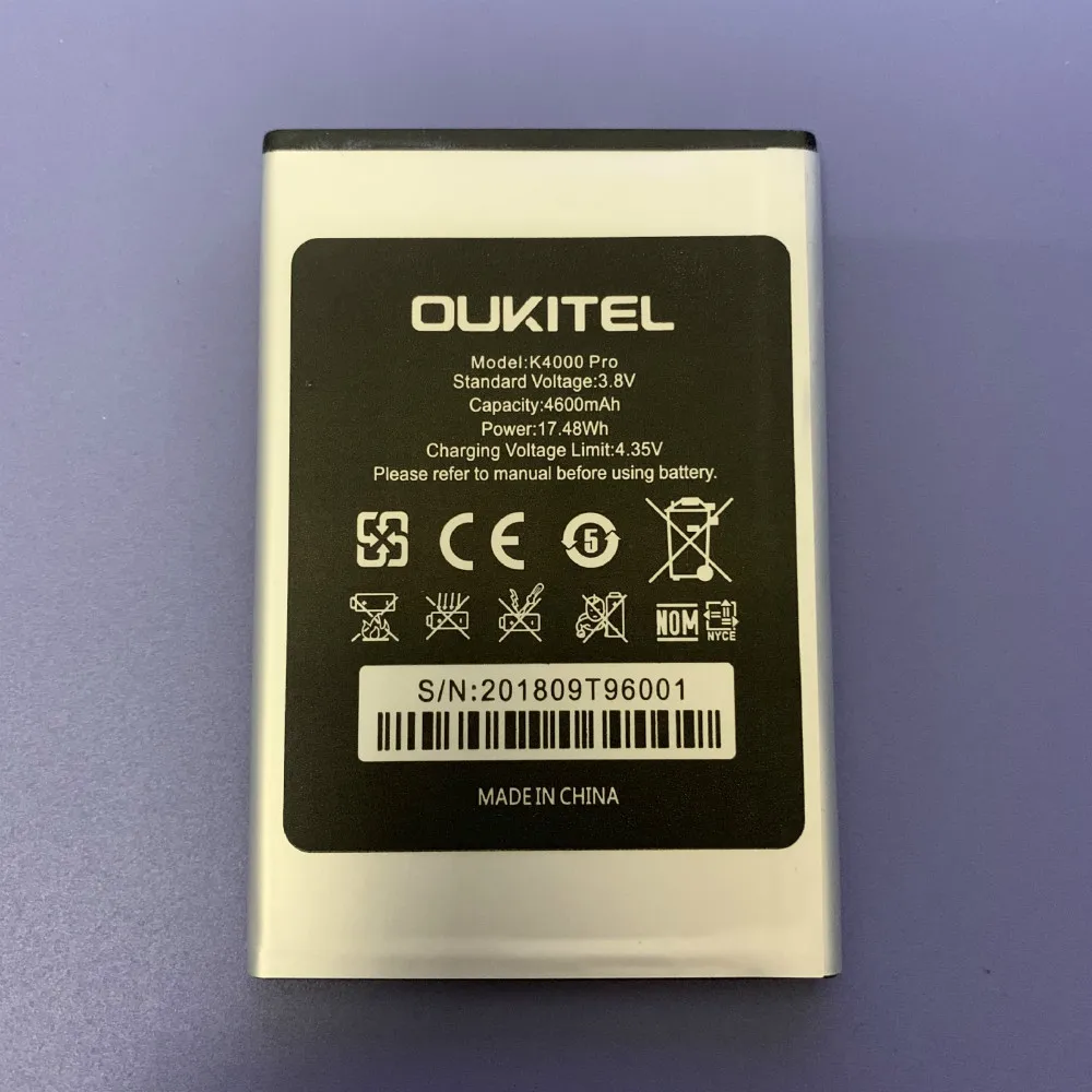 10pcs 4600mAh battery for Oukitel K4000 Pro mobile phone | Мобильные телефоны и аксессуары