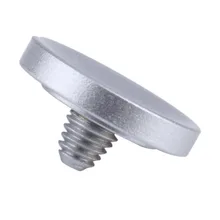 1Pcs Camera Metal Soft Shutter Release Button for Fujifilm X100 Leica M4 M6 (Silver & Concave)