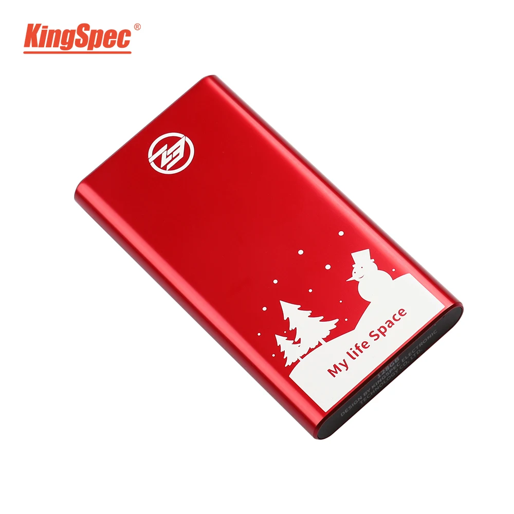 KingSpec Винчестер внешнего твердотельного накопителя 120 ГБ SSD 240 ГБ 500 Портативный жесткий диск SSD Внешний жесткий диск 1 ТБ 2 Тб HDD для ноутбука для подарок на год