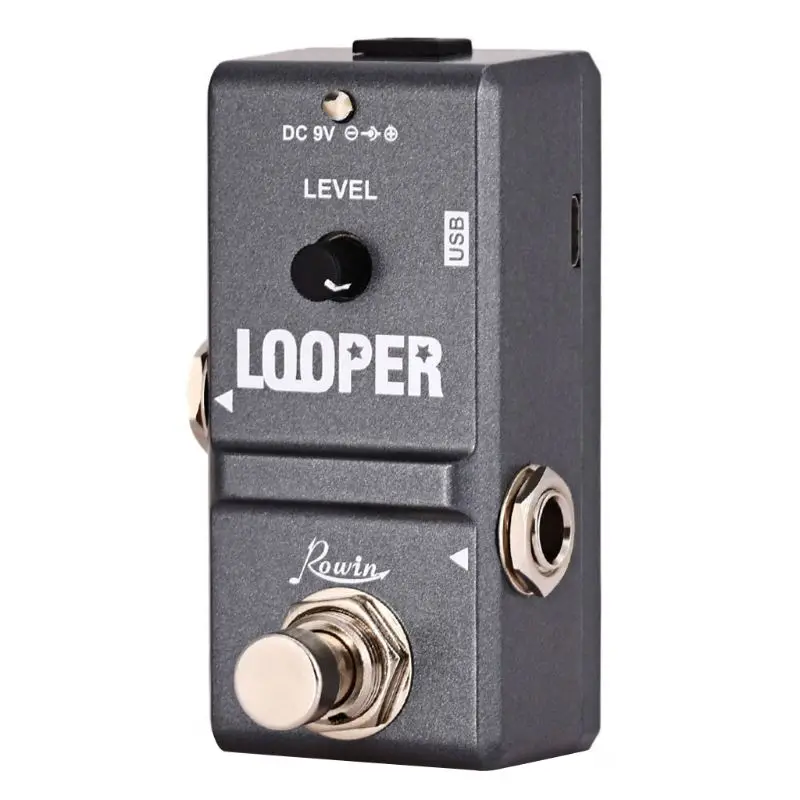 Rowin Tiny Looper педаль эффектов для электрогитары 10 минут петля неограниченное количество накладных