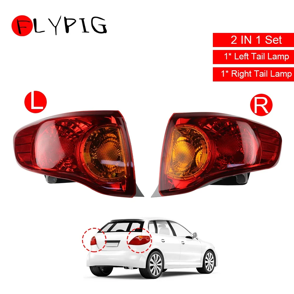 

Pair Rear Brake car lights Lamp left Outer Passenger-side For 2009 2010 Toyota Corolla 8155002460 8156002460 Car Accessories