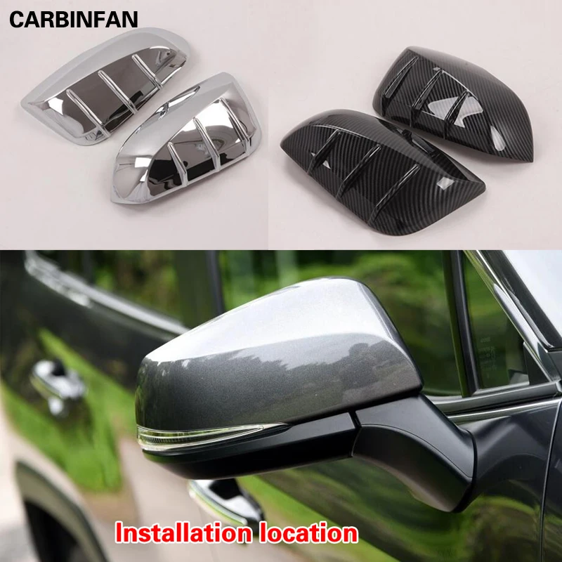 Car Styling ABS Chrome Door Side Mirror Cover Trim Rear View Cap Overlay Molding Garnish For Toyota RAV4 RAV 4 2019 2020 | Автомобили и
