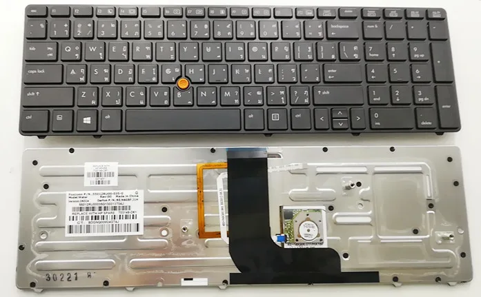 Новая клавиатура ноутбука для hp Probook 8560W 8570W США/Таиланд макет