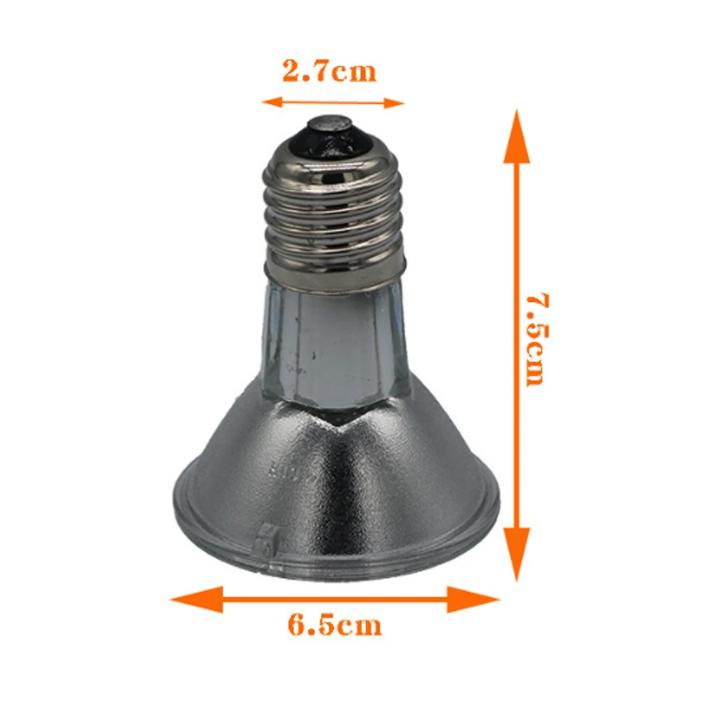 25/50W UVA+UVB 3.0 Reptile Lamp Pet Amphibians Lizards Heating Bulb Turtle Tortoise Basking Lamp E27 Heating Light Full Spectrum