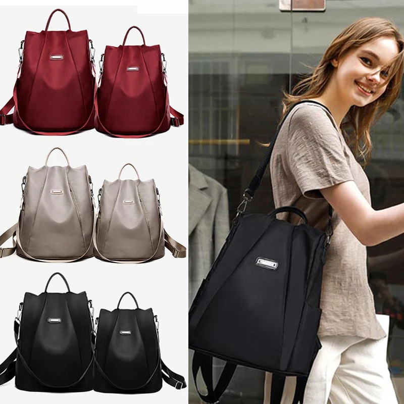 Новая сумка водонепроницаемый Оксфорд женский рюкзак на молнии школьные сумки для подростков Противоугонный рюкзак женский рюкзак рюкзаки для отдыха