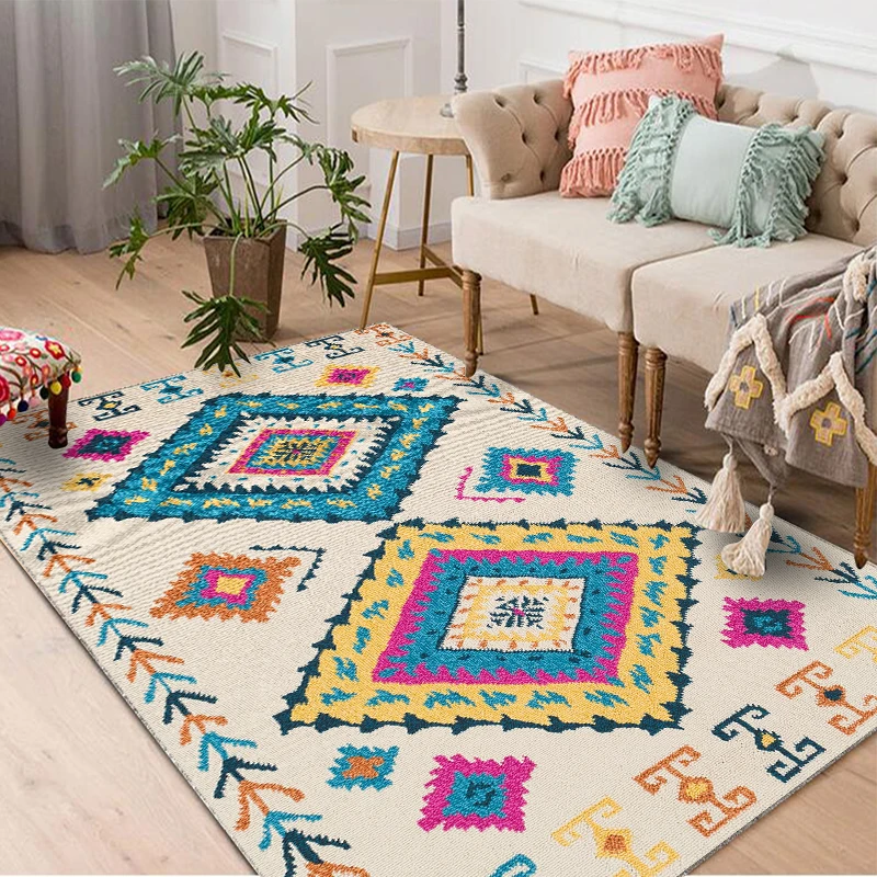 

Bohemia Carpets For Living Room Moroccan Bedroom Rug Large Sofa Coffee Table Floor Mat Modern Home Customized Rugs And