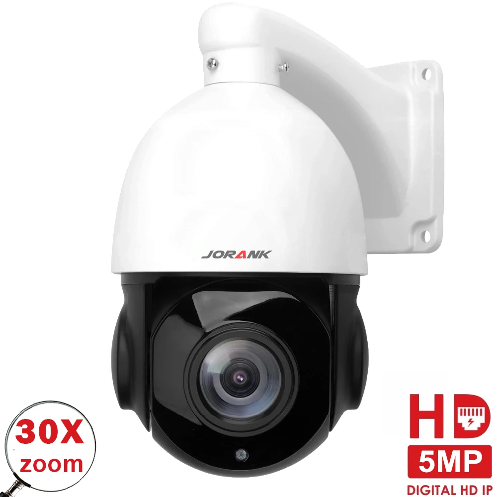 JORANK мини 1080 P 2MP 5MP IP PTZ камера сетевая Onvif 30X зум PTZ IP камера CCTV 60 м ИК Ночное Видение скорость купольная камера s