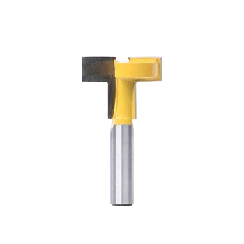 

WREOW 1PC 8mm Round Shank T-slot Cutter Router Bit Carbide Woodworking Router Bit Milling Cutter Tool for Power Tools Solid Wood
