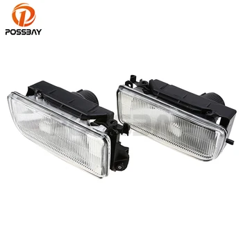 

POSSBAY Car Front Fog Light Shell for BMW E36 3 Series 1990-2000 Flower Pattern Fog Lamp Cover Car Styling Accessories