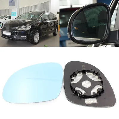 Для Volkswagen Sharan big vision blue mirror анти Автомобильное зеркало заднего вида с подогревом модифицированное широкоугольное отражающее зеркало заднего вида