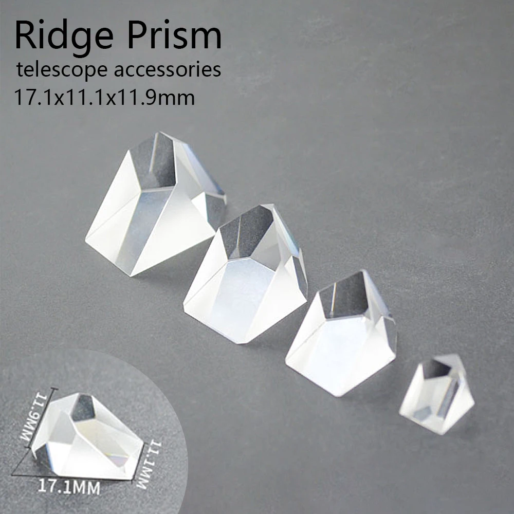 

Ridge prism 17.1x11.1x11.9mm Special accessories for telescope Polygonal irregular prism Rainbow prism Customizable